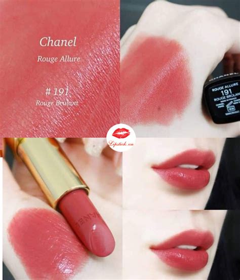 chanel 191 rouge brulant